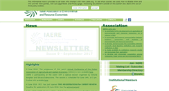 Desktop Screenshot of iaere.org